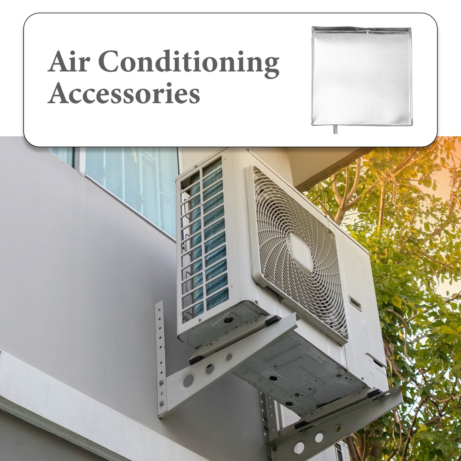 ULTNICE Air Conditioner External Unit Drip Pan Drip Pan Iron Air Conditioner External Unit 1Set