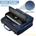 thumbnail image 6 of Zipper Binder with Shoulder Strap 2 inch 3 Ring Waterproof File Folder Organizer Bag 500 Sheet Starry Sky Background with Stars, 6 of 8