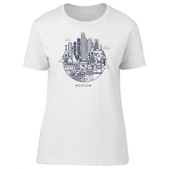 Moscow Landscape T-Shirt Women -Image by Shutterstock, Female Medium