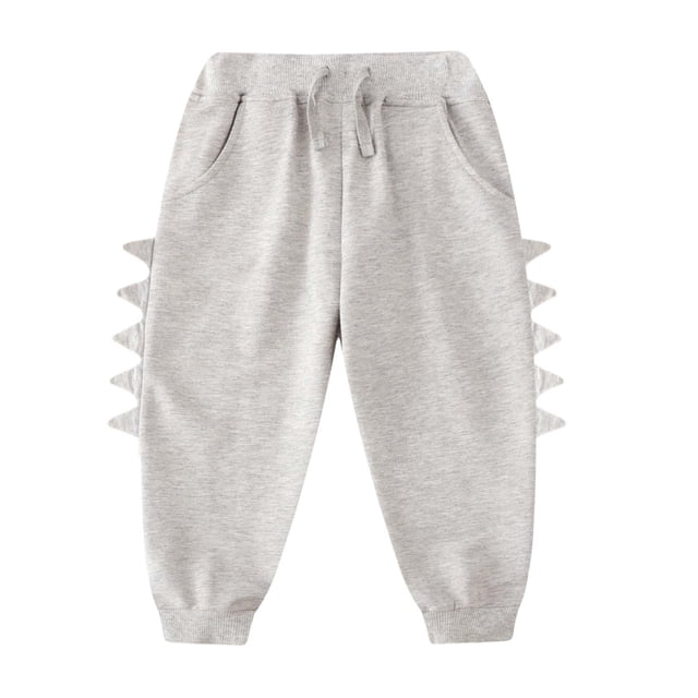ameIAEA Boys Girls Drawstring Sweatpants Elastic Waisted Solid Color Jogger Pants for Toddler Kids