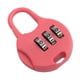 thumbnail image 1 of Candado De Combinación De 6x3 Dígitos, Cerradura Para Cajón Doméstico, Cerradura Con Contraseña, Cerradura Para Equipaje, Color Rosa Oscuro, 1 of 8
