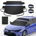 thumbnail image 1 of Agricasst Cubierta para Parabrisas para Hielo y Nieve, Cubierta para Nieve para Parabrisas de Auto con Cubierta para Espejo Retrovisor de Dos Lados, Resistente Al Agua 600D, Cubierta para Accesorios de Auto de Invierno, SUV, Camión, 72x50 Pulgadas, 1 of 10