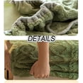 thumbnail image 4 of Elastic Fitted Sheet Winter Bedspread, Queen Size, Fluffy Plush Velvet Fitted Sheet, Pink, Pillowcase*2, 4 of 7