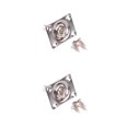 thumbnail image 2 of ZLight Fits Gibson Epiphone Electric Guitar 1/4 6.35mm Square Audio Socket Panel silver 2Set, 2 of 6