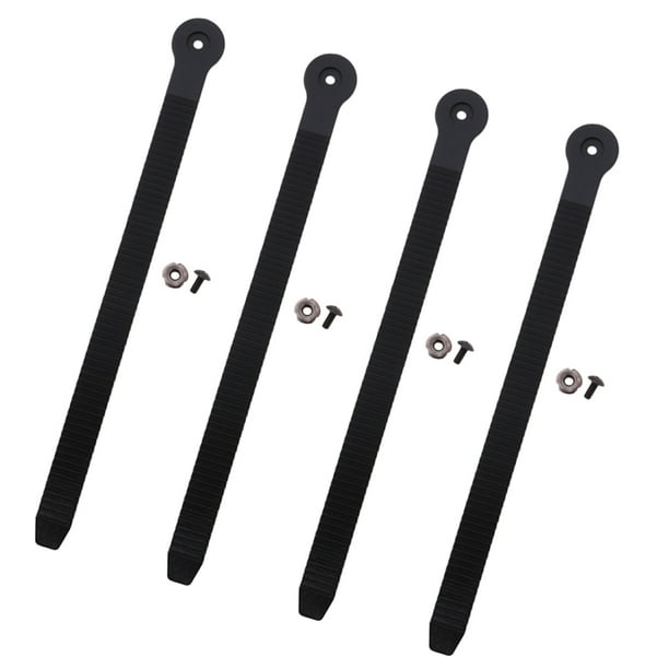 Accesorios De La Correa De La Hebilla De La Correa De La Energía De Los Patines Del Reemplazo 4pcs, PU, alta Elasticidad, Con Las Tuercas De Los Tor Baoblaze Correa de patín en línea