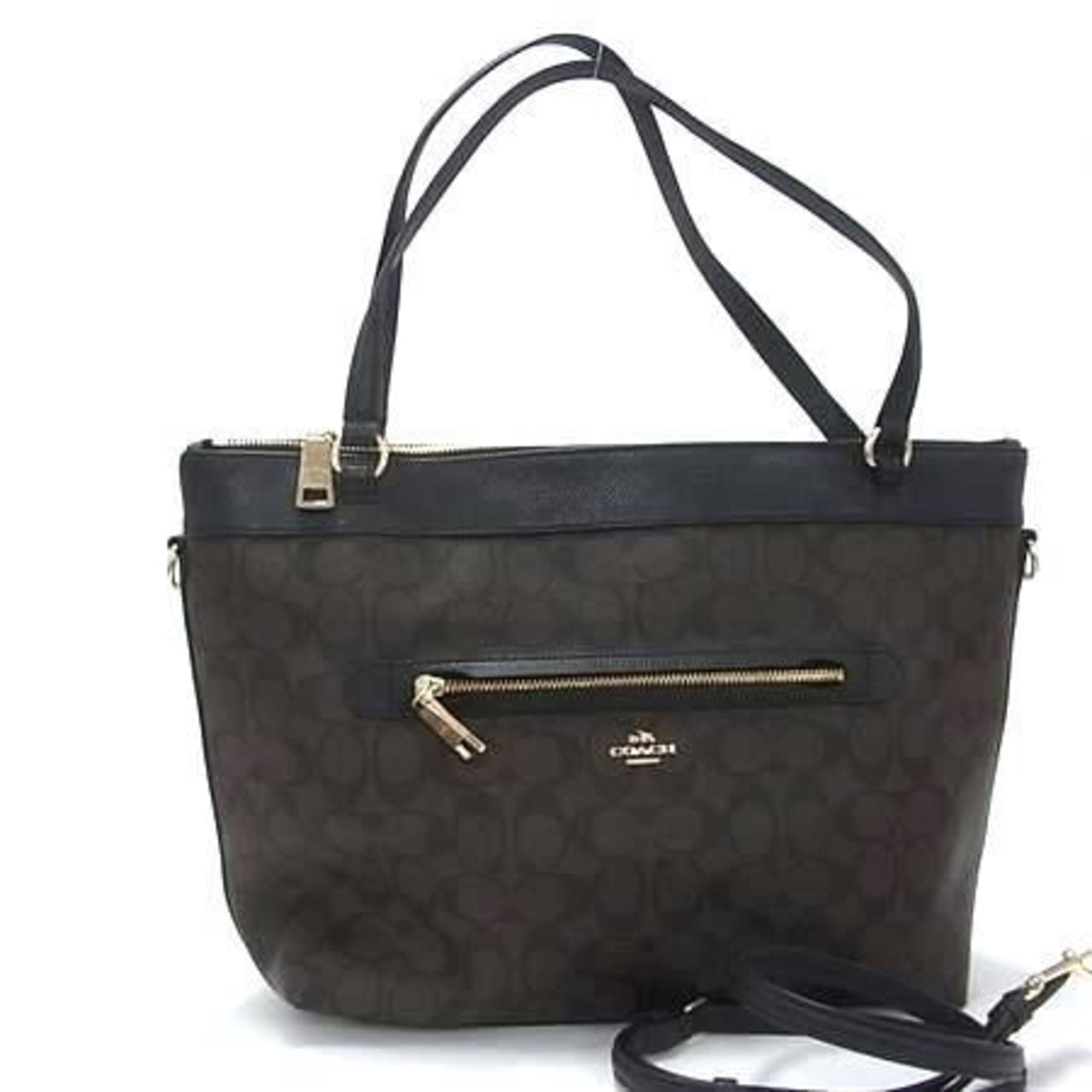 Brown Signature Coach Purse