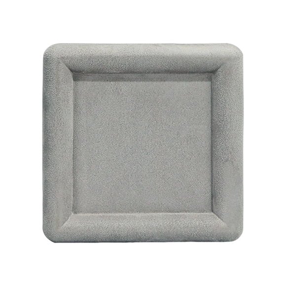 Bandeja de joyería Hugo cuadrada Gris S