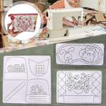 thumbnail image 2 of Plastic Flexible Patchworks Stencil Plastic Patchworks Tool for Sewing Embroidery Enthusiasts, 2 of 4