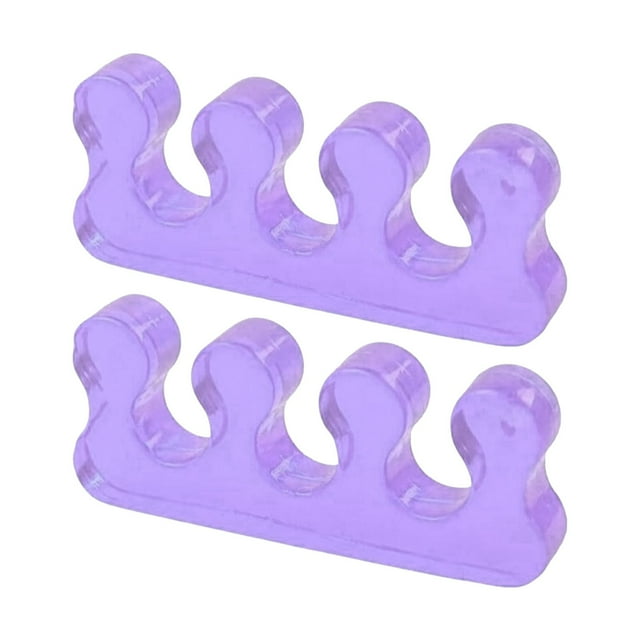 Toe Separators Soft Two Tone Pedicure Spacers Great Toe Cushion Nail Polish Application Foot Care Tool Christmas Ornaments Christmas Decorations Fall Decor Halloween Decorations
