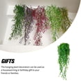 thumbnail image 4 of Bewildely Fondo de pared artificial flores colgantes planta ratán falso decoración DIY regalos de inauguración hogar patio interior Decoración Corto Verde 85CM Bewildely HA065697-09, 4 of 6