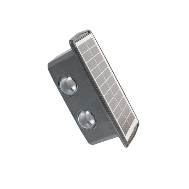 Advancent Luz de pared de paisaje solar, lámpara de jardín para el hogar, villa, foco creativo, detección de brillo, decoración de patio fuerte Iluminación y accesorios 4LED Advancent HA073237-01
