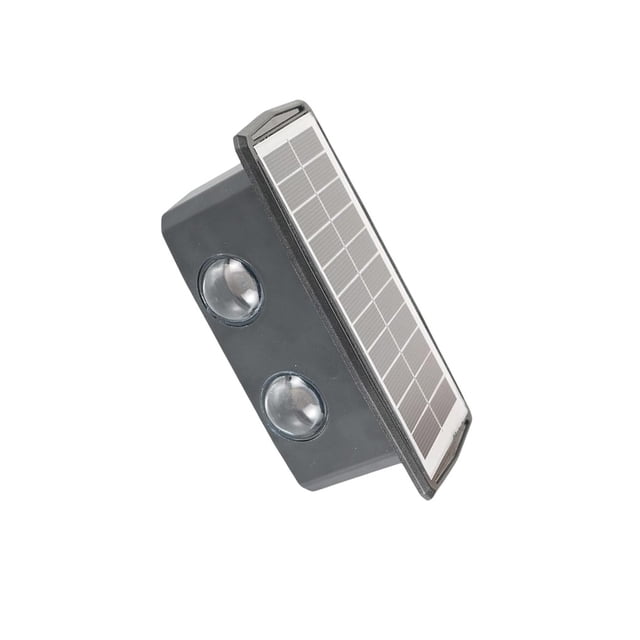 Toystoory Luz de pared de paisaje solar, lámpara impermeable, lavadora creativa, Sensor de foco, decoración fuerte para patio, inteligente Iluminación y accesorios 4LED Toystoory HA073237-01