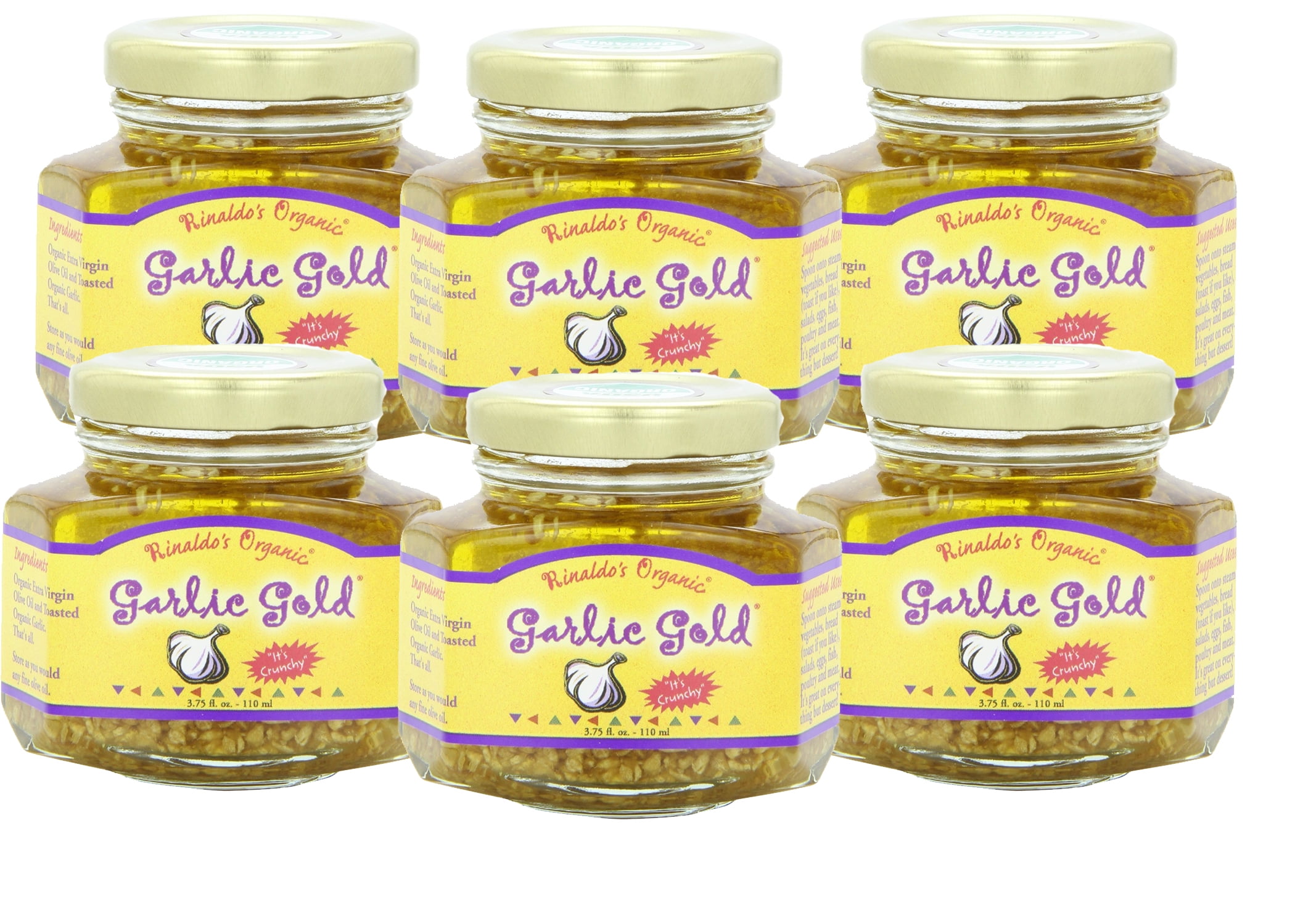 Organic Garlic Granules in Extra Virgin Olive Oil, USDA Organic