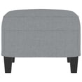 thumbnail image 2 of vidaXL Footstool Light Grey 60x50x41 cm Fabric, 2 of 4