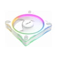 thumbnail image 4 of ASUS Prime MR120 ARGB fan white single pack, 28mm extra-thick frame, quiet, high-performance cooling with PWM control, 20 ARGB LEDs with dual-sided frame lighting, Aura Sync compatibility, 4 of 12