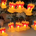 thumbnail image 4 of KOYPTL Christmas Painted Bell Light String-20 Led,Battery Operated Decorative Warm Light for Wall Door Garland Christmas Tree Shopping Mall Hotel Activity Bedroom Scene Decoration Supplies(9.8 ft), 4 of 6