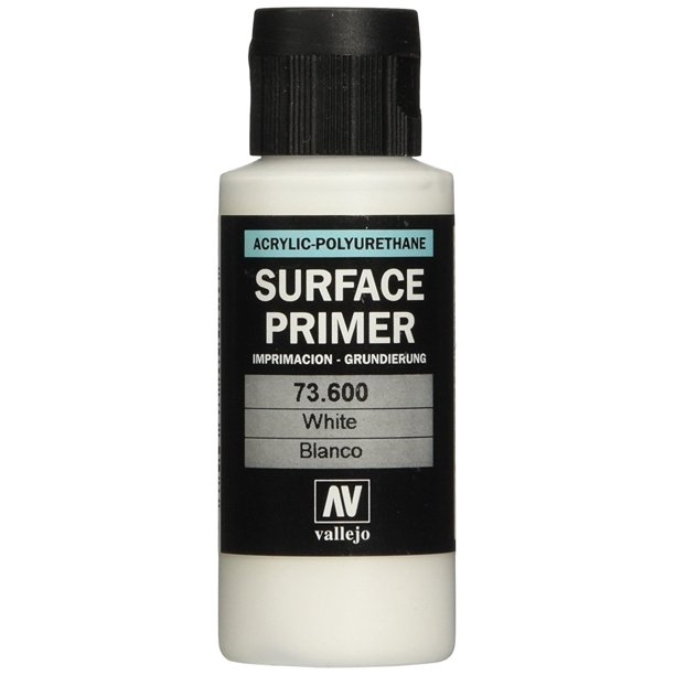 Vallejo White Primer Acrylic Polyurethane, 60ml