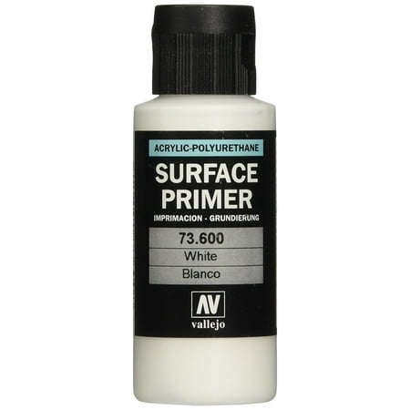 Vallejo White Primer Acrylic Polyurethane, 60ml (Best Primer For Acrylic Paint)