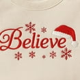 thumbnail image 2 of Christmas Believe Sweatshirt Embroidered - Sweatshirts- Embroidered Sweatshirts - Christmas - Believe Santa, 2 of 5