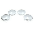 thumbnail image 1 of Unique Bargains 4 Pcs Embouts de Moyeu Central de Pneu de Voiture Ton Argent 68mm Dia 6 Crampons Protecteur, 1 of 3