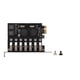thumbnail image 1 of Tarjeta de expansión PCIE a USB 3.0 5 Gbps Sincero SU-3057V, 1 of 10