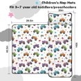 thumbnail image 5 of Monster Cartoon Truck White Pattern Teens Toddler Nap Mat with Pillow, Sleeping Mat Bag for Preschool Daycare 50"x20", 5 of 6