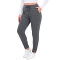 thumbnail image 3 of WellSize Plus Size Sweatpants for Women Fall Casual High Waisted Lounge Pants Athletic Drawstring Joggers with Pockets, 3 of 8
