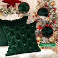 thumbnail image 4 of Lanpn Christmas 50x50 Throw Pillow Covers Set of 2, Winter Star Chrismas Tree Throw Pillow Cases Soft Plush Faux Fur Wool 20 x 20 Winter Cushion Cover, 4 of 4