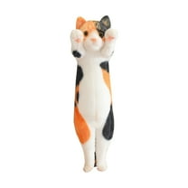 nTRIUQJ Cat Doll Toy Realistic Soft Stuffed Animal Hand Raised Cute Pillow Nap Sofa For All Cat Lovers A