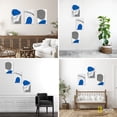 thumbnail image 3 of Cuadro Decorativo Canvas Revolution Tríptico Vertical Formas Azul y Gris Set De 3 Cuadros 25x38 cm, 3 of 5