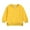 B-Yellow, variant on 2-12Years Boys And Girls Sweater Coat Round Neck Small And Medium Children's Pullover Solid Color Fleece Top
