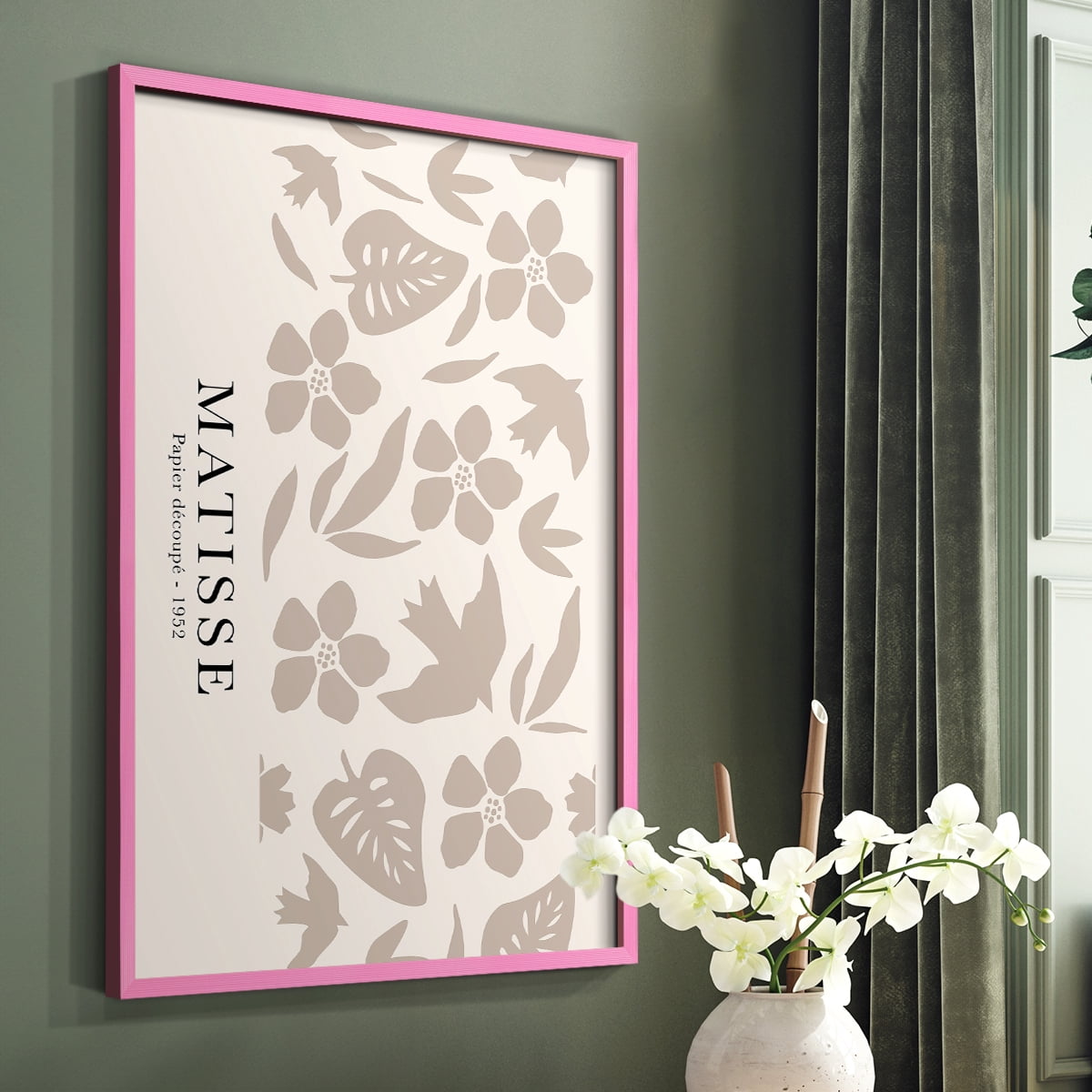 Matisse CCLVII in Solid Wood 8 x 10 Framed Print