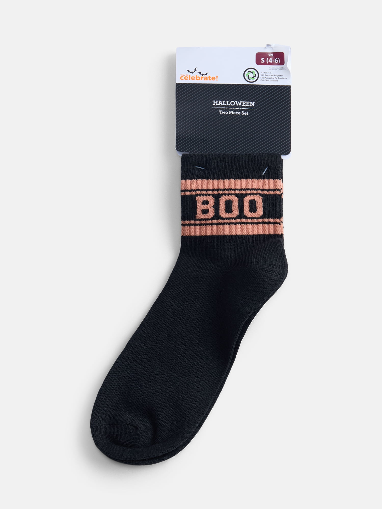 Halloween Women's Sleepshirt Top and Socks Set from Way to Celebrate, 2-Piece, Sizes XS-3X