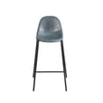 thumbnail image 4 of Porthos Home Theo Counter Stools, PU Leather Upholstery, Iron Legs (Set of 2), 4 of 8