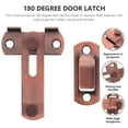 Zoyueyie 2 Sets Gate Latches 180 Degree Door Latch Stainless Steel Door