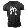 thumbnail image 2 of Camiseta holgada y cómoda para hombre y adulto, camisa de manga corta con cuello redondo, estampado de araña 2d, deportes de ocio al aire libre, moda de las cuatro estaciones, 2 of 4