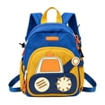 thumbnail image 3 of Cute Cartoon Car Print Primary School Backpack for Age 4t 5t 6t, 5th 6th Adjustable Straps Lightweight Waterproof Daypack, 3 of 8
