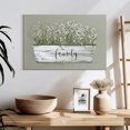 thumbnail image 3 of Elephant Stock Bouquet Of Grace Bucket Family Wall Sign Wall Art - Horizontal Canvas Wall Art - Living Room Wall Decor - Wall Signs Canvas - Gray And White Decor By Carol Robinson - 24" x 16", 3 of 8