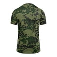 thumbnail image 7 of Workout Shirts for Men Camo Print Short Sleeve Quick Dry Athletic Gym Active T Shirt Moisture Wicking, 7 of 7