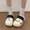 White, variant on 2026 New Cute Cartoon Puppy Decor Adjustable Strap Closed Toe Clogs Multi-color EVA Casual Garden Slippers