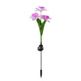 XMMSWDLA Solar Rose Decorative Garden Stake Lights, Waterproof Light Up