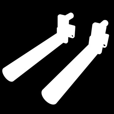 Barbell Holder For 3x3 & 2x2 Power Racks, No Drilling Required – Heavy-Duty Steel Barbell Storage Rack With Protective Padding