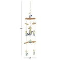 thumbnail image 3 of DecMode 41" Blue Ceramic Ombre Starfish Windchime with Driftwood and Hanging Starfish Accents, 3 of 9