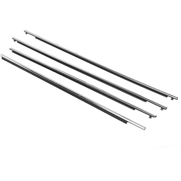 Door Window Belt Weatherstrip Kit 4 - Compatible with 2013 - 2018 Toyota RAV4 Sport Utility 2014 2015 2016 2017