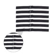 thumbnail image 3 of CIMAXIC 6 Pcs Bande Élastique Réglable Bandeau Fixe pour Perruques (Noir), 11.02"X0.98"X0.08 Pouces, 3 of 5