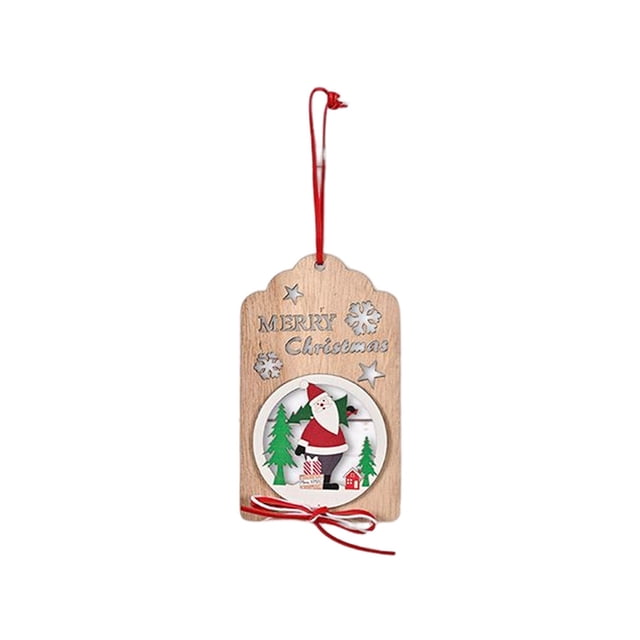 Monstrate Árbol de Navidad Colgante Prop Adorable Interesante Bowknot Festival Pedants Props Año Nuevo Navidad Decoración para el hogar Kits de decoración para fiestas Papá Noel