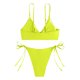 thumbnail image 1 of Traje de baño para mujer, estilo bikini de Europa y América, con efecto lavado, para mujer., 1 of 3