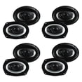 thumbnail image 1 of Boss Riot R94 6x9 Inch 500W 4 Way Car Coaxial Audio Speakers Stereo (8 Pack), 1 of 9