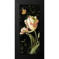 thumbnail image 2 of Nai, Danhui 12x24 Black Modern Framed Museum Art Print Titled - Jardin Paris Florals II, 2 of 5