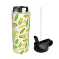 thumbnail image 2 of Lsque Cartoon Corn Pattern 18oz Sports Insulated Kettle With Straw Insulated Water Bottle Insulated Tumbler For Men Womans Sports Insulated Kettle, 2 of 8